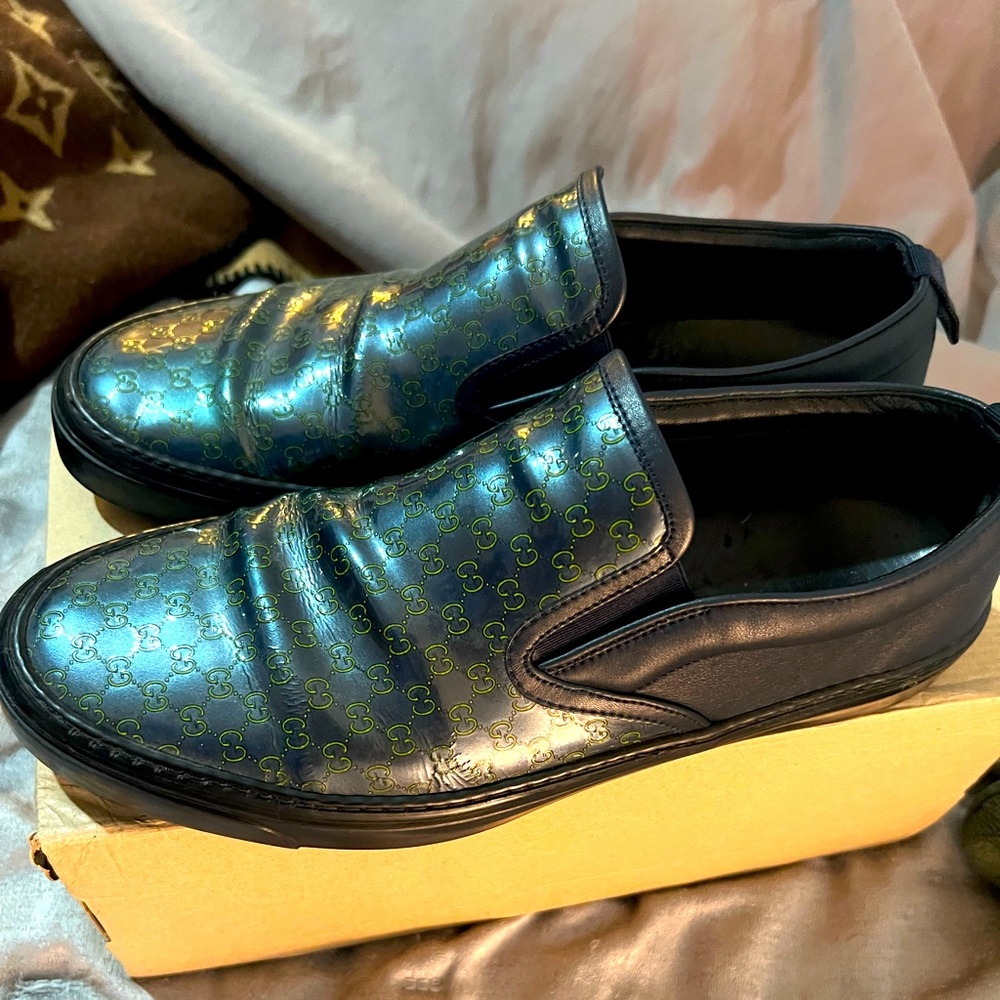 Gucci Micro GG Monogram Dublin Slides